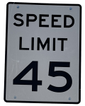 Wikieup Arizona Speed is 45 Miles an Hour.